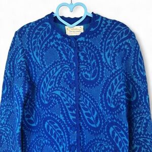 Catalina Blue Paisley Women's Cardigan